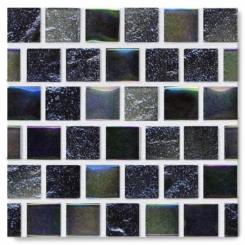 Aquabella Constellations Aries 1x1 Glass Mosaic 12"x12" Pool Tile - Image 1