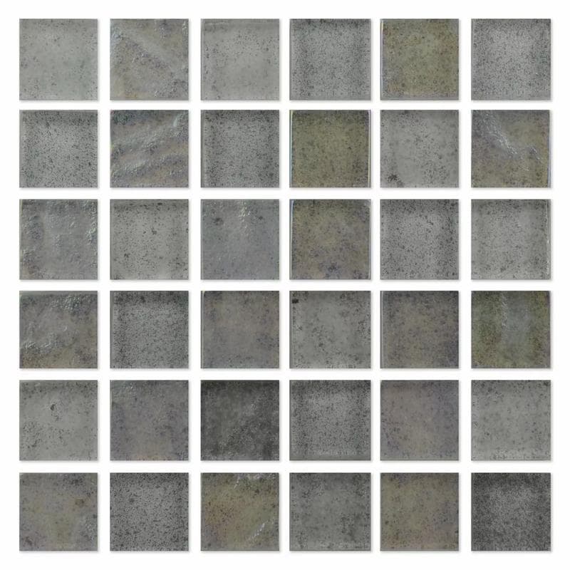 Aquabella Night Life Melody 1x1 Glass Mosaic 12"x12" Pool Tile (NL-1138) - Image 1