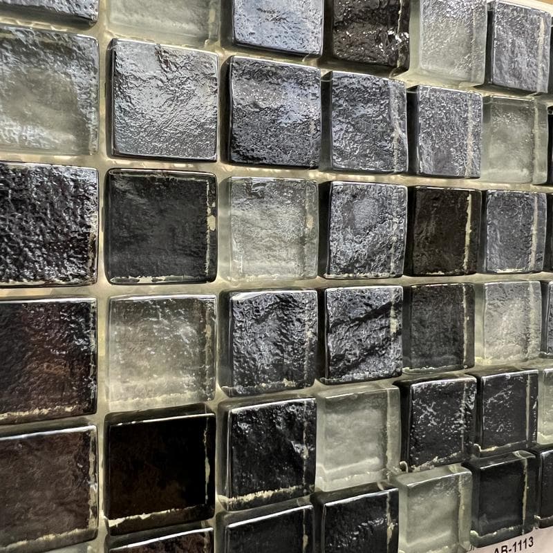 Aquabella Aurora Borealis Magic 1x1 Glass Mosaic 12"x12" Pool Tile (AB-1113) - Image 9