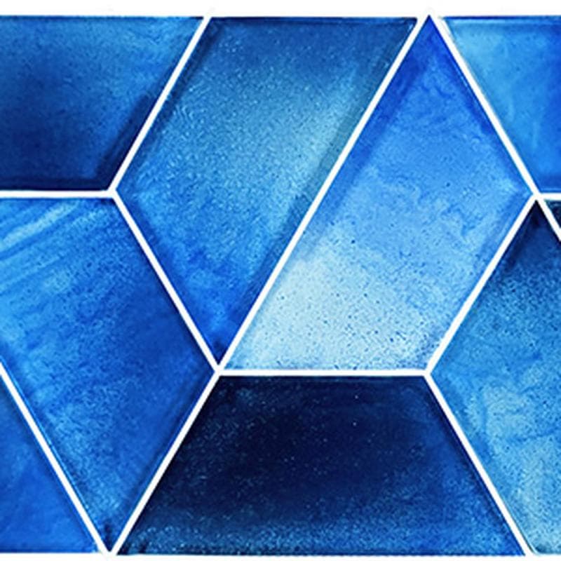 Dimension Cirrus Blue 2x4 Glass Mosaic 12"x12" Pool Tile - Image 1