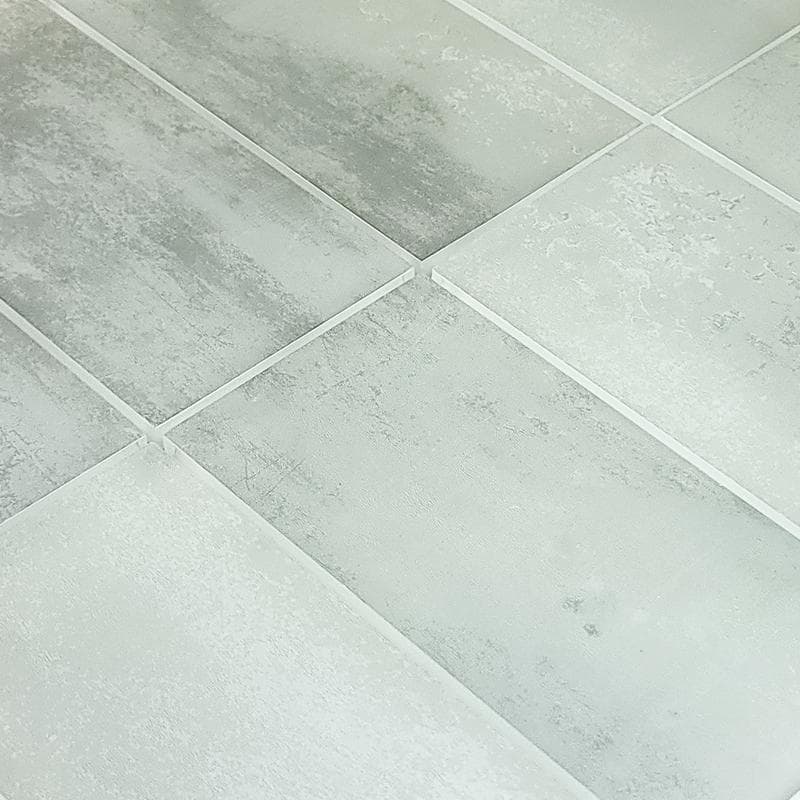 Sea Glass Tumbled Gray 3x6 Glass Mosaic 12"x12" Pool Tile - Image 2