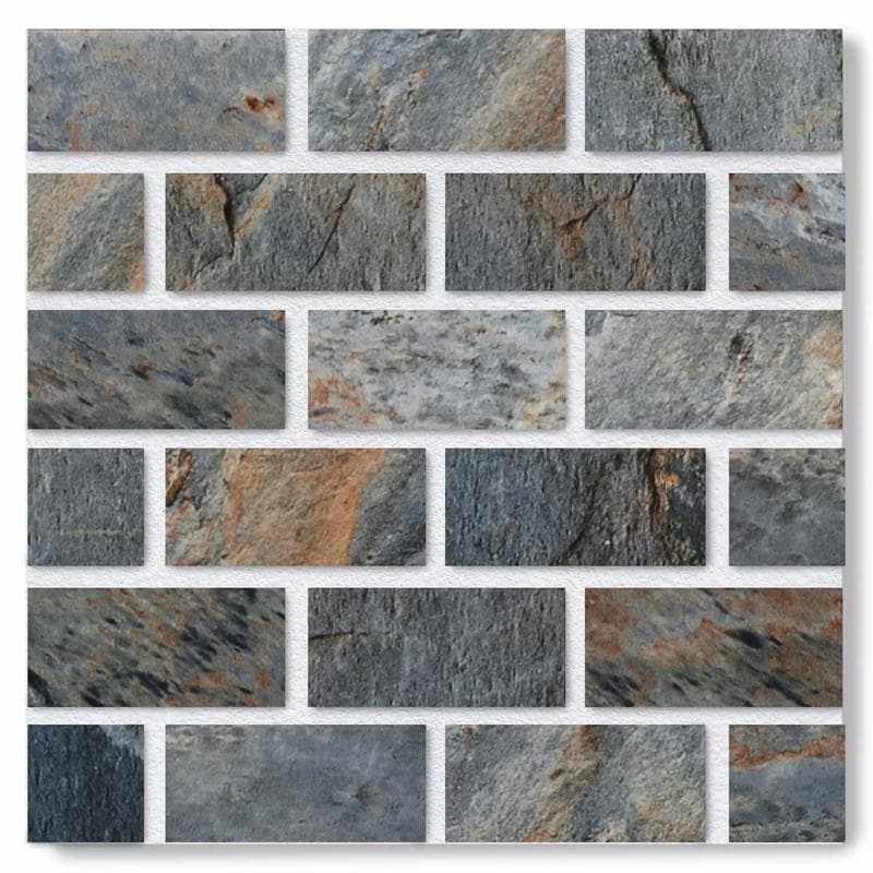 Aquabella Nevada Vegas 1x2 Porcelain Mosaic 12"x12" Pool Tile - Image 1