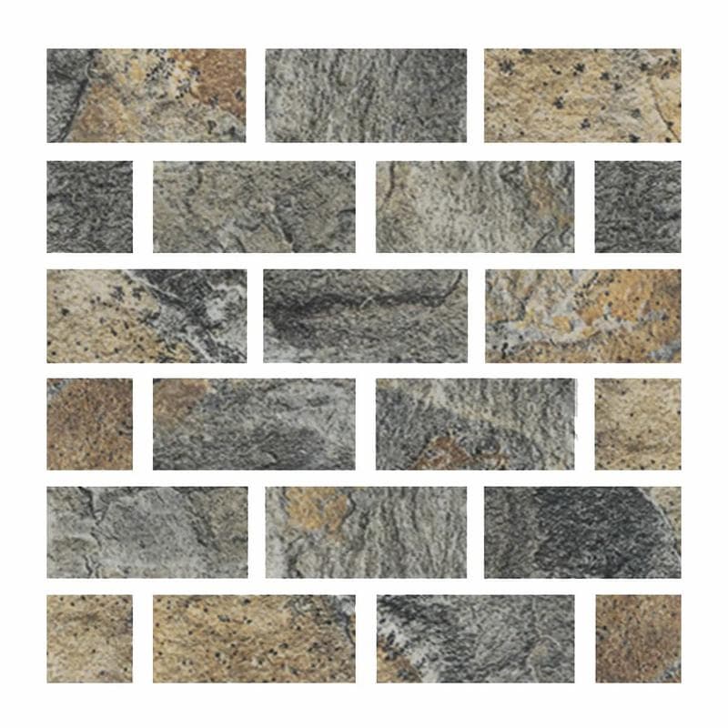 Aquabella Italian Slate Milan 1x2 Porcelain Mosaic 12"x12" Pool Tile (IS-1235) - Image 1