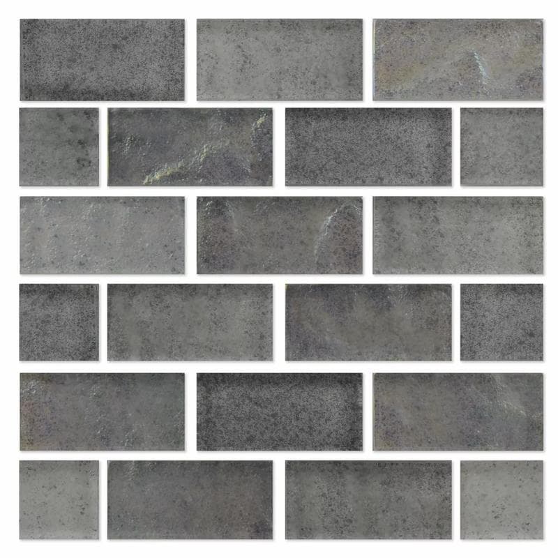 Aquabella Night Life Melody 1x2 Glass Mosaic 12"x12" Pool Tile (NL-1238) - Image 1