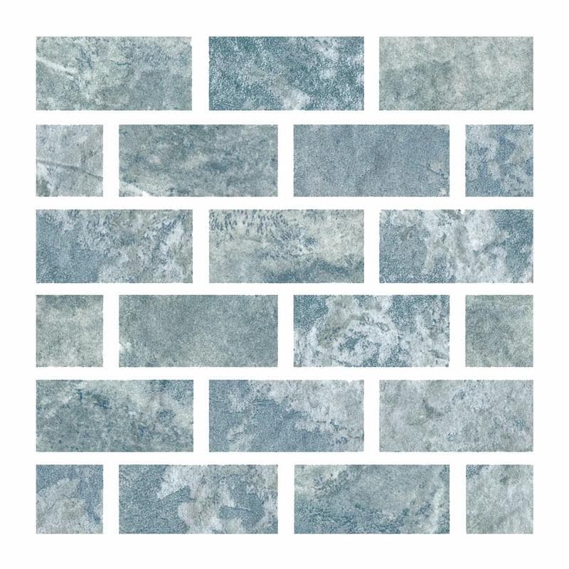 Aquabella Italian Slate Firenze 1x2 Porcelain Mosaic 12"x12" Pool Tile (IS-1238) - Image 1
