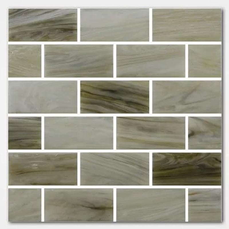Aquabella North Seas Denmark 1x2 Glass Mosaic 12"x12" Pool Tile (NS-1220) - Image 1
