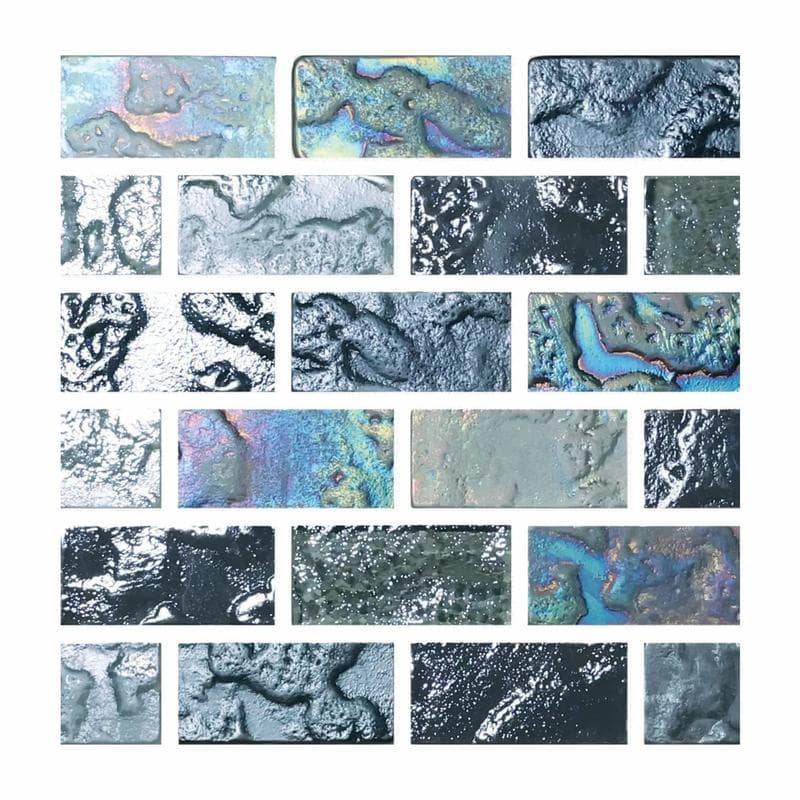 Aquabella Odyssey Naxos 1x2 Glass Mosaic 12"x12" Pool Tile (OD-144) - Image 1