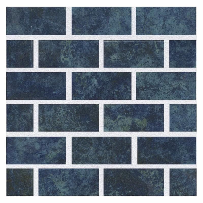 Aquabella Stars Orion 1x2 Porcelain Mosaic 12"x12" Pool Tile - Image 1