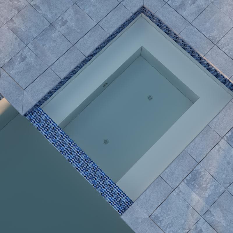 Aquabella Constellations Scorpio 1x1 Glass Mosaic 12"x12" Pool Tile - Image 2