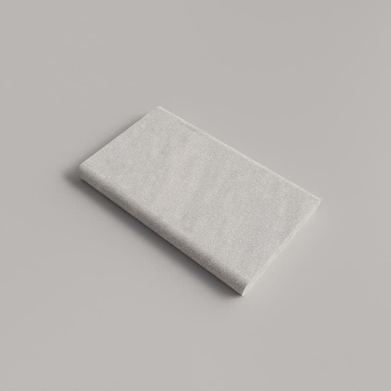 Carrara Equinox Marble 5cm Double Bullnose Pool Coping 12x24 - Image 2