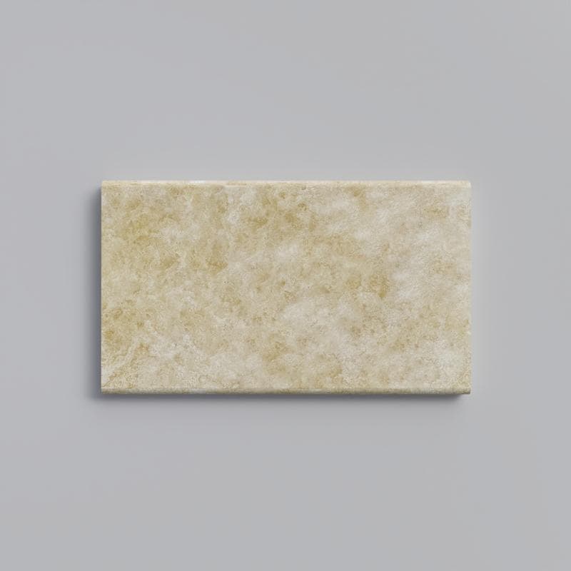 Cordoba Cream 3cm Double Bullnose Pool Coping 12x24 - Image 1