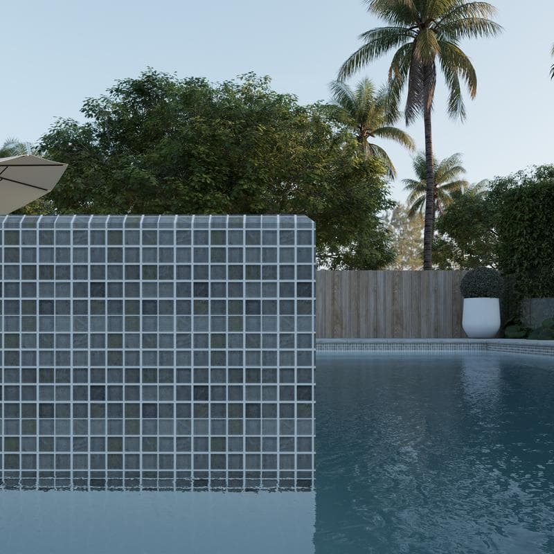 Aquabella Night Life Melody 1x1 Glass Mosaic 12"x12" Pool Tile (NL-1138) - Image 6