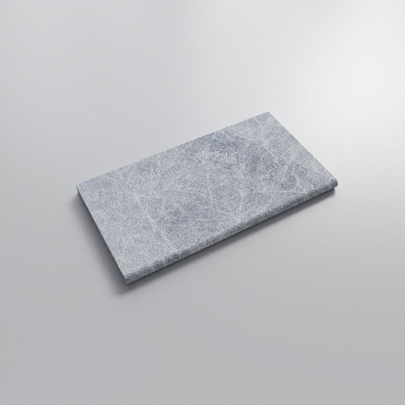Midnight Black Marble 3cm Bullnose Pool Coping 12x24 - Image 2