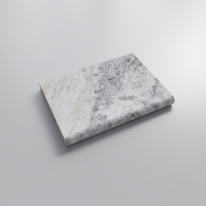 Silver Travertine 5cm Bullnose Pool Coping 16x24 - Image 2