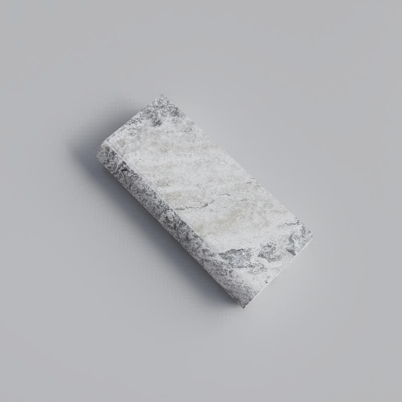 Silver Travertine 5cm Bullnose Pool Coping 4x12 - Image 3