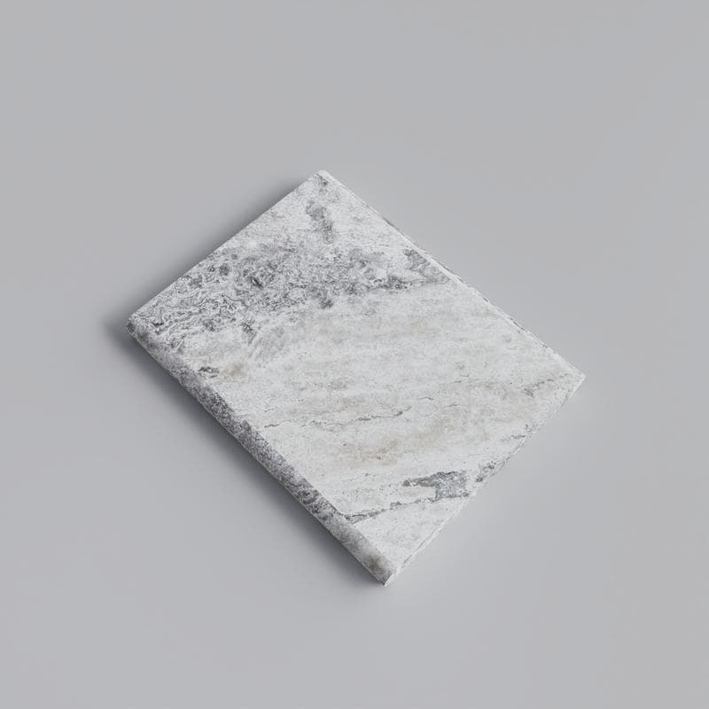 Silver Travertine 5cm Double Bullnose Pool Coping 16x24 - Image 3