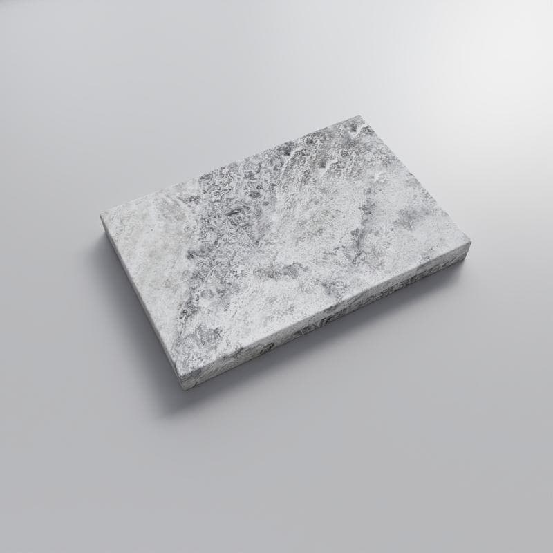 Silver Travertine 5cm Modern Pool Coping 16x24 - Image 2