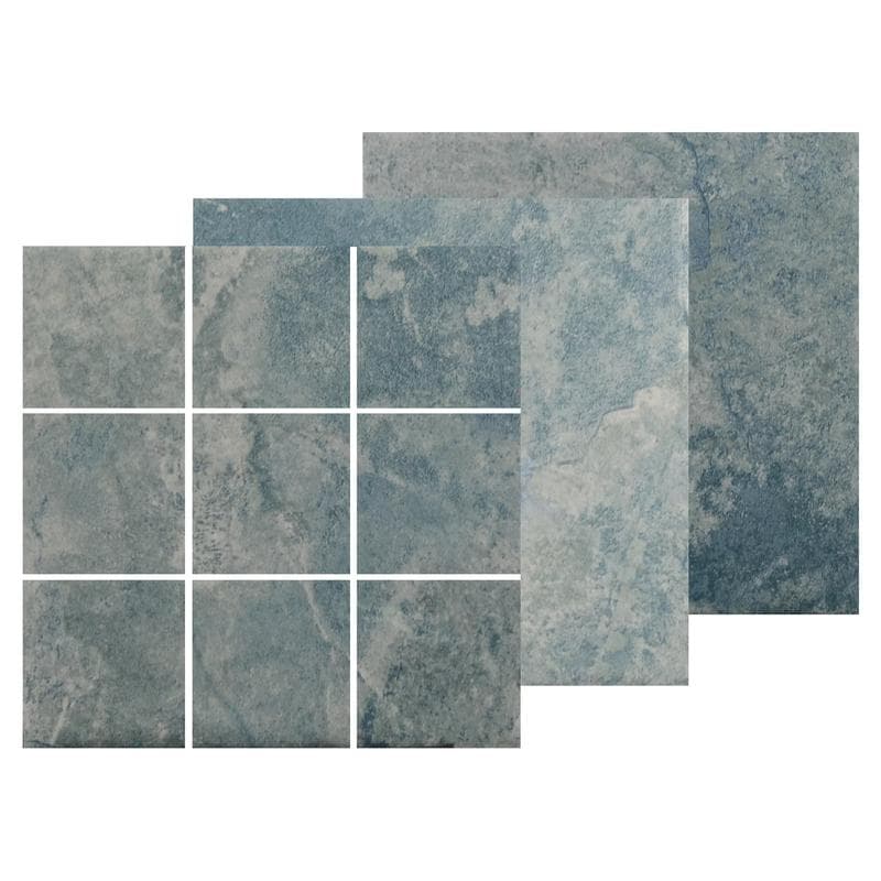Aquabella Italian Slate Firenze 2x2 Porcelain Mosaic 12"x12" Pool Tile (IS-238) - Image 1