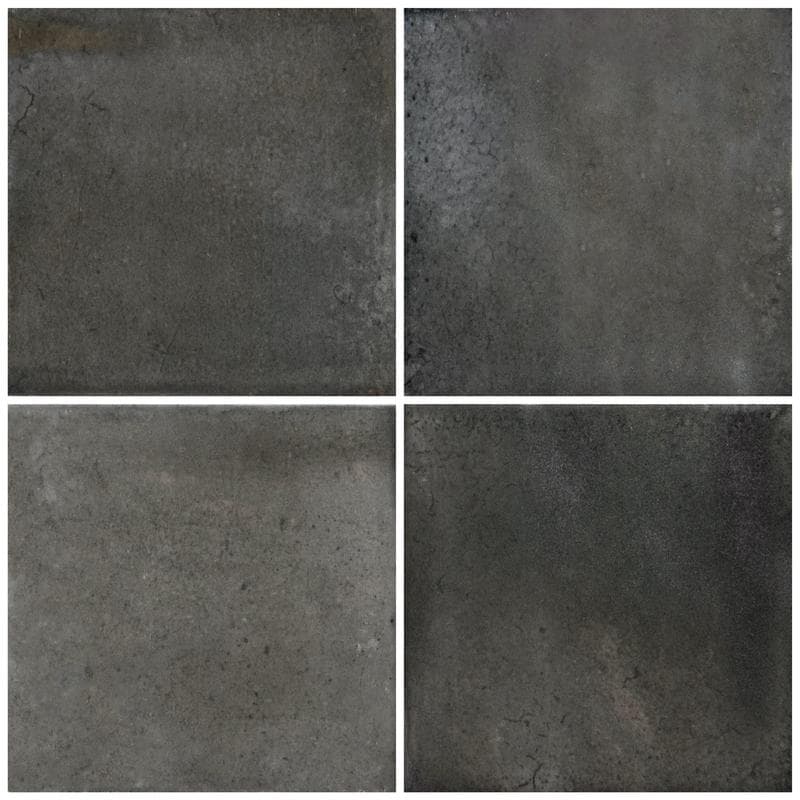 Artistry Boutique Ash Black Field 6x6 - Pool Tile - Image 1