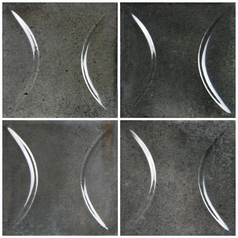 Artistry Boutique Ash Black Relief 6x6 - Pool Tile - Image 1