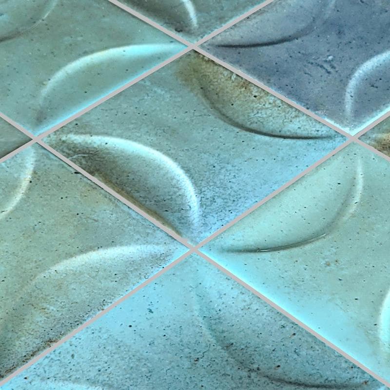 Artistry Boutique Verdigris Relief 6x6 - Pool Tile - Image 2