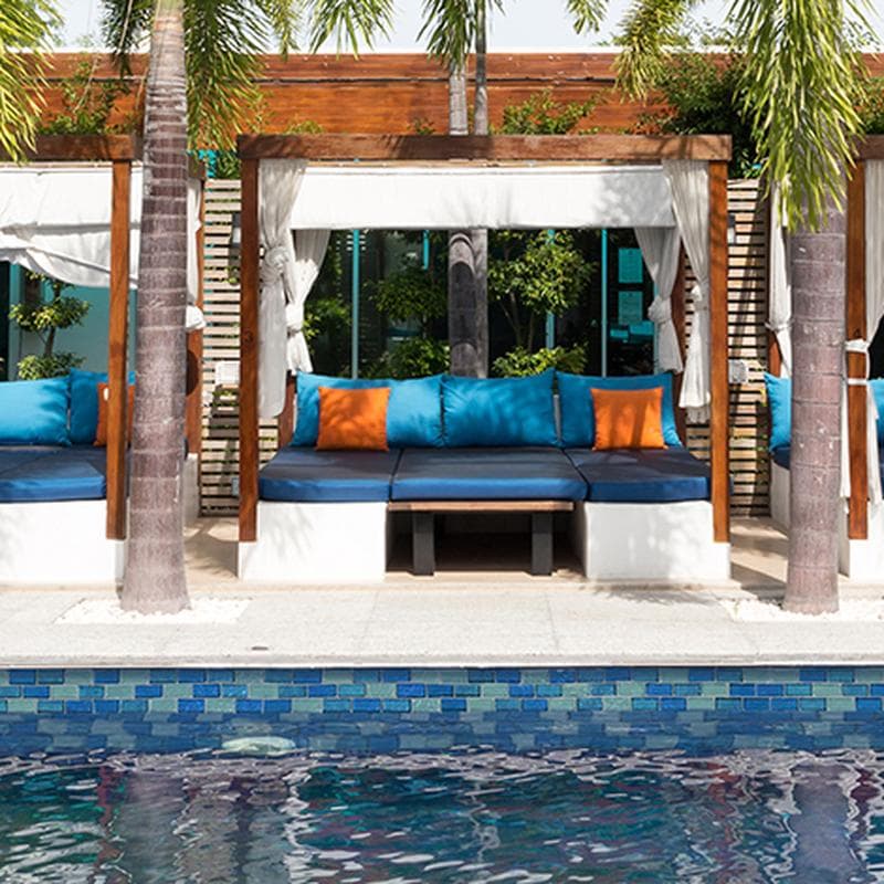 Galaxy Blue Blend 1x1 Glass Mosaic 12"x12" Pool Tile - Image 6