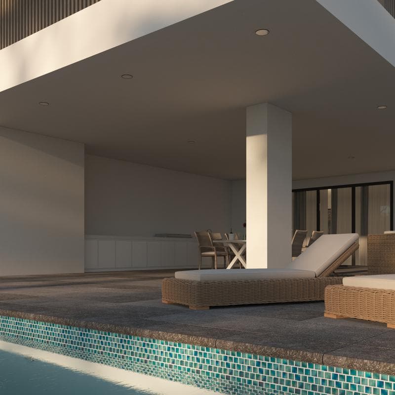 Aquabella Constellations Leo 1x1 Glass Mosaic 12"x12" Pool Tile - Image 9