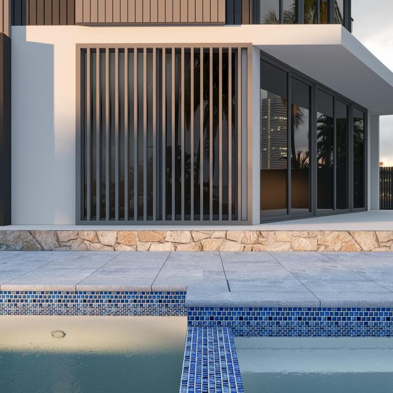 Aquabella Constellations Scorpio 1x1 Glass Mosaic 12"x12" Pool Tile - Image 7