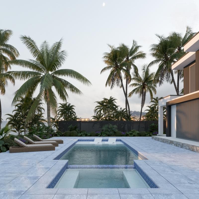 Aquabella Constellations Scorpio 1x1 Glass Mosaic 12"x12" Pool Tile - Image 6