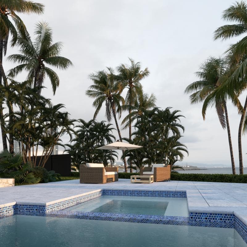 Aquabella Constellations Scorpio 1x1 Glass Mosaic 12"x12" Pool Tile - Image 10