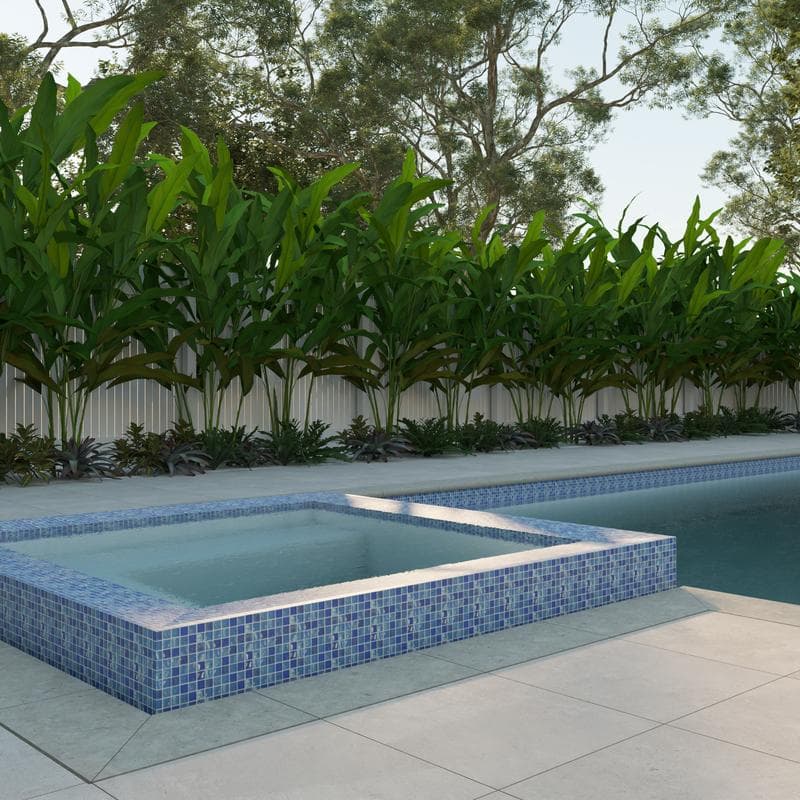 Aquabella Night Life Ballad 1x1 Glass Mosaic 12"x12" Pool Tile (NL-1131) - Image 9