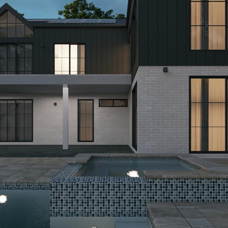 Aquabella Night Life Soul 1x1 Glass Mosaic 12"x12" Pool Tile (NL-1134) - Image 14