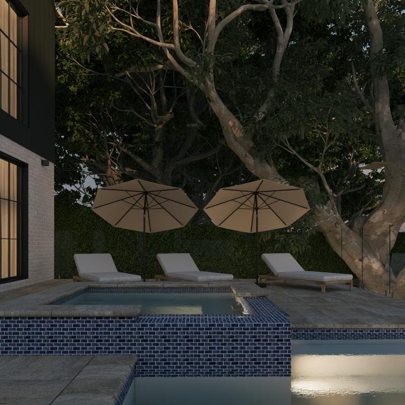 Aquabella Key West Catamaran 1x2 Porcelain Mosaic 12"x12" Pool Tile - Image 14