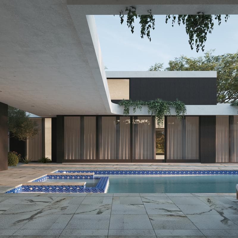 Aquabella Monet Paradise 1x2 Glass Mosaic 12"x12" Pool Tile (MS-1284) - Image 3