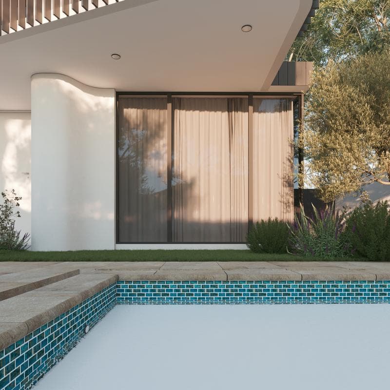 Aquabella Abyss Atlantis 1x2 Porcelain Mosaic 12"x12" Pool Tile (AY-1221) - Image 7