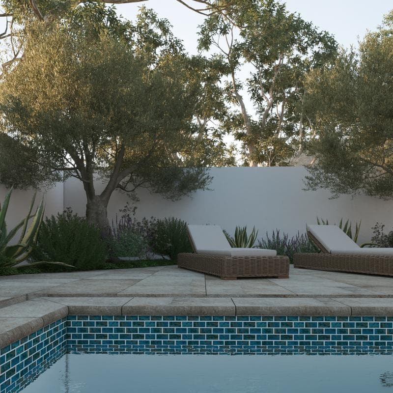 Aquabella Abyss Atlantis 1x2 Porcelain Mosaic 12"x12" Pool Tile (AY-1221) - Image 6