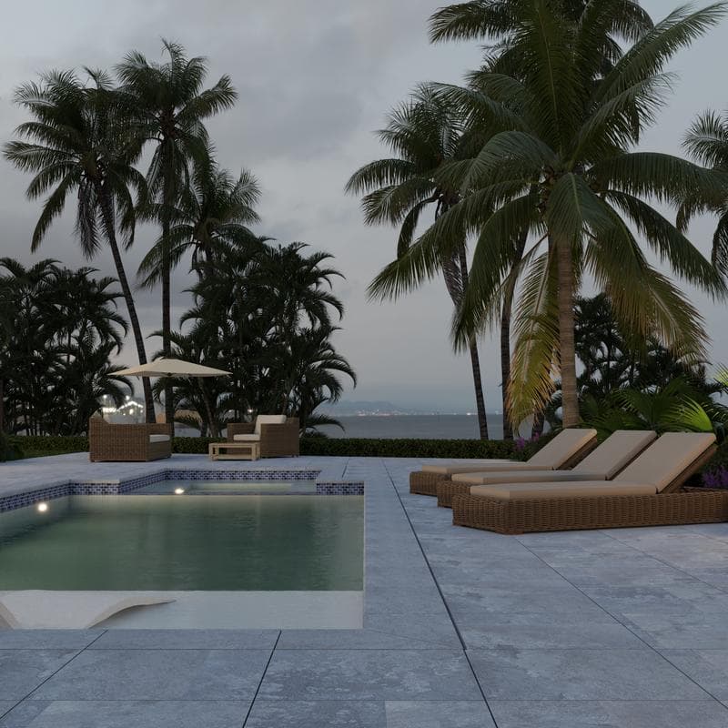 Aquabella Agate Jasper 1x2 Porcelain Mosaic 12"x12" Pool Tile - Image 13