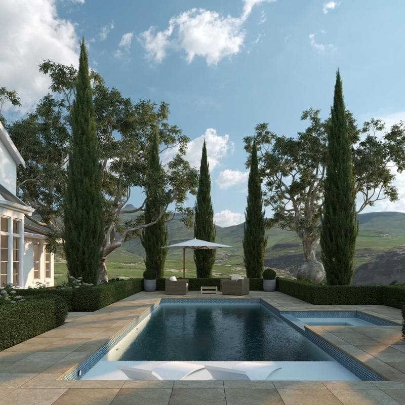 Aquabella Lakes Havasu 1x2 Porcelain Mosaic 12"x12" Pool Tile - Image 2