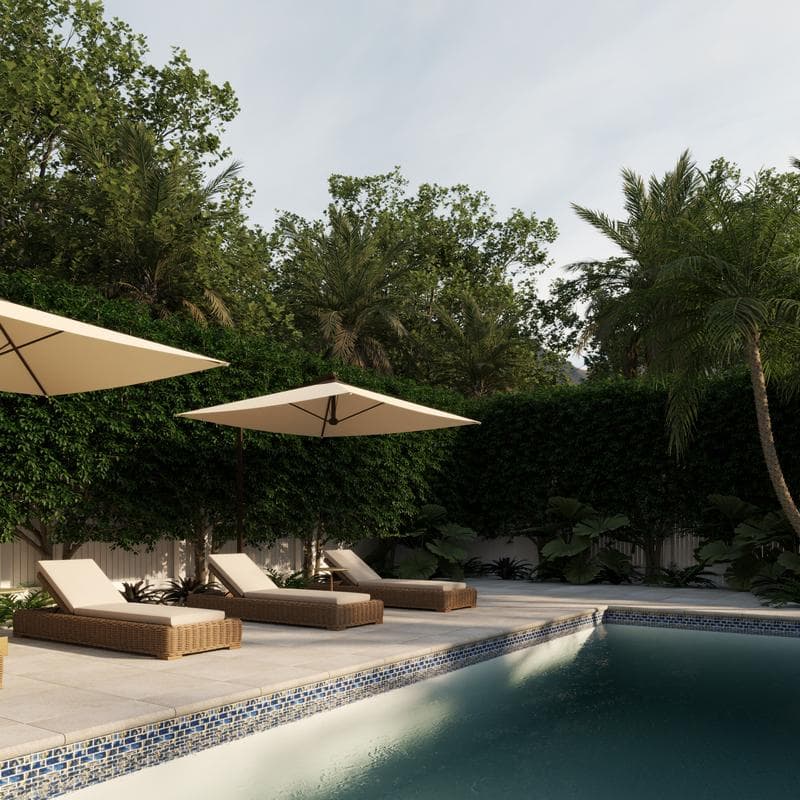 Aquabella Caribbean Grand Cayman 1x2 Porcelain Mosaic 12"x12" Pool Tile (CB-1261) - Image 9