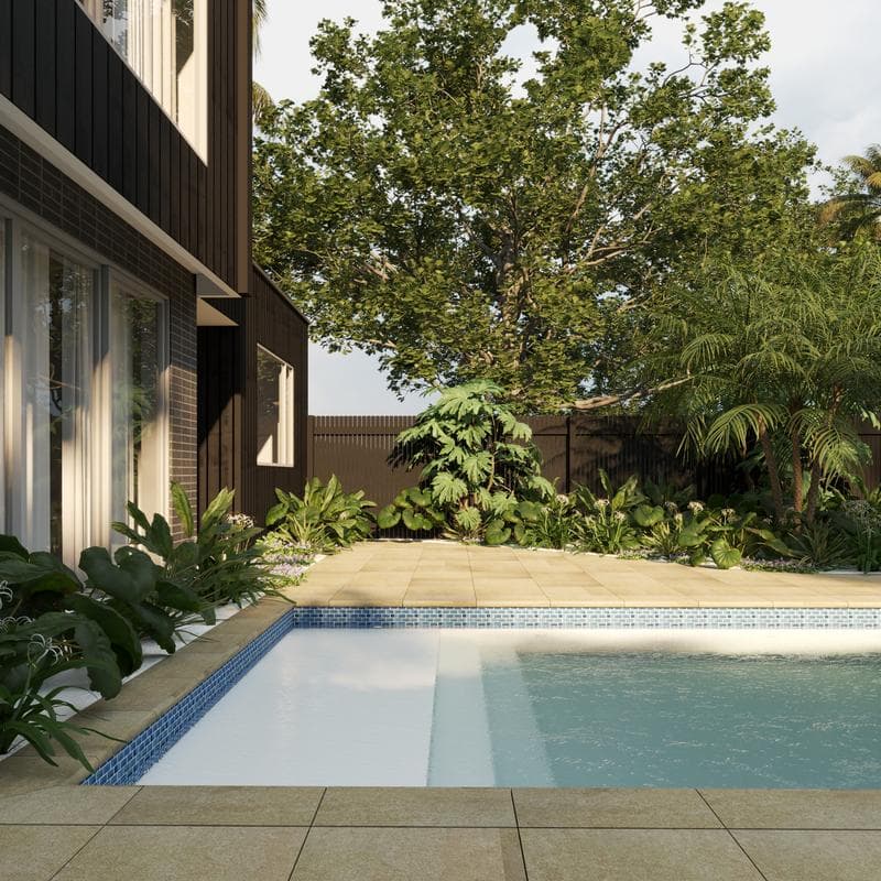 Aquabella Monet Impression 1x2 Glass Mosaic 12"x12" Pool Tile (MS-1280) - Image 4