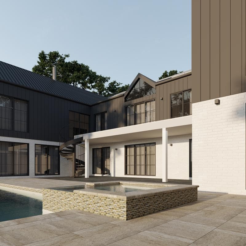 Aquabella Monet Stormy 1x2 Glass Mosaic 12"x12" Pool Tile (MS-1285) - Image 7