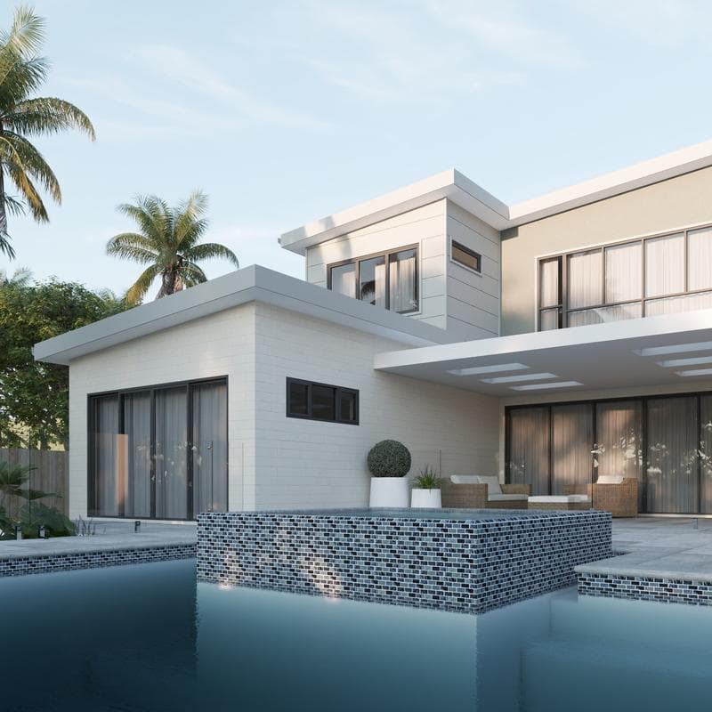 Aquabella Aurora Borealis Magic 1x2 Glass Mosaic 12"x12" Pool Tile (AB-1213) - Image 8