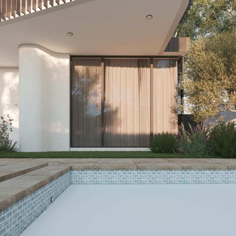 Aquabella Italian Slate Firenze 1x2 Porcelain Mosaic 12"x12" Pool Tile (IS-1238) - Image 7