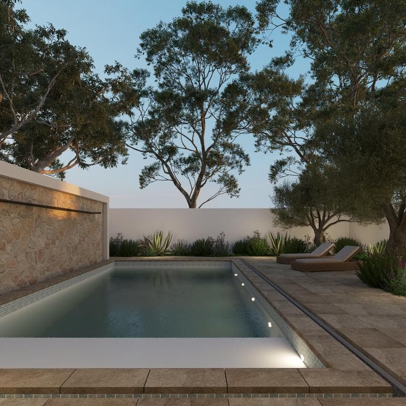 Aquabella Italian Slate Firenze 1x2 Porcelain Mosaic 12"x12" Pool Tile (IS-1238) - Image 11