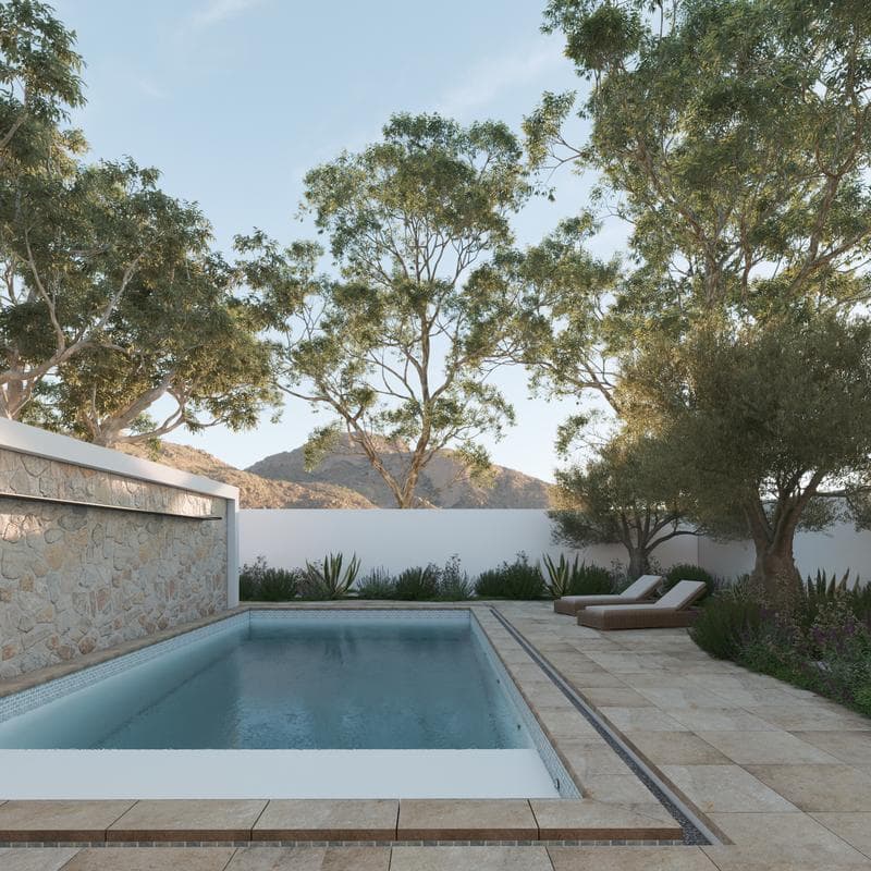 Aquabella Italian Slate Firenze 1x2 Porcelain Mosaic 12"x12" Pool Tile (IS-1238) - Image 4