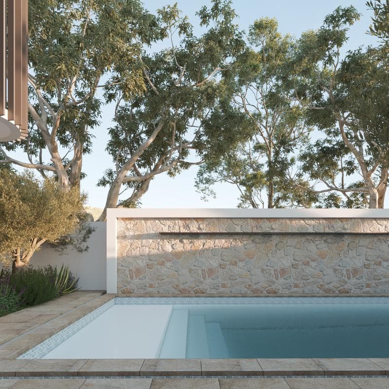 Aquabella Italian Slate Firenze 1x2 Porcelain Mosaic 12"x12" Pool Tile (IS-1238) - Image 5