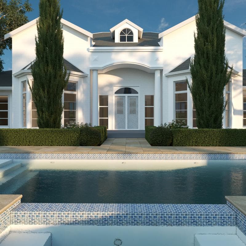 Aquabella Abyss Tikal 1x2 Porcelain Mosaic 12"x12" Pool Tile (AY-1224) - Image 5