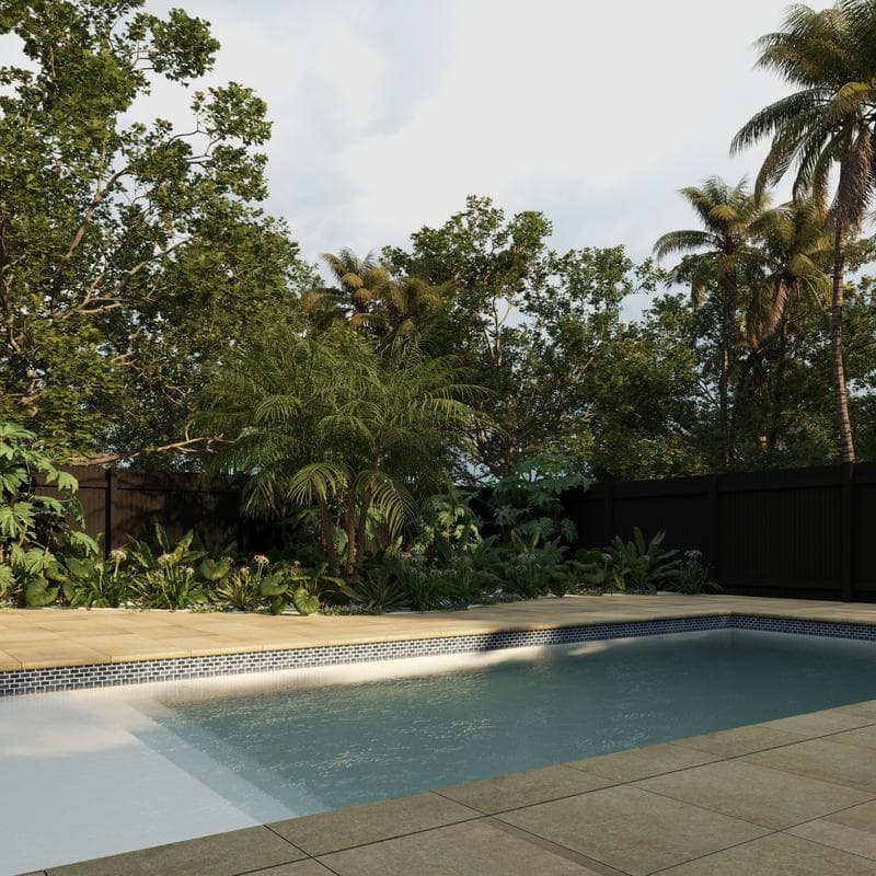 Aquabella Agate Larimar 1x2 Porcelain Mosaic 12"x12" Pool Tile - Image 9