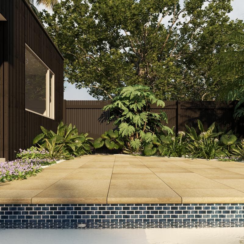 Aquabella Agate Larimar 1x2 Porcelain Mosaic 12"x12" Pool Tile - Image 6