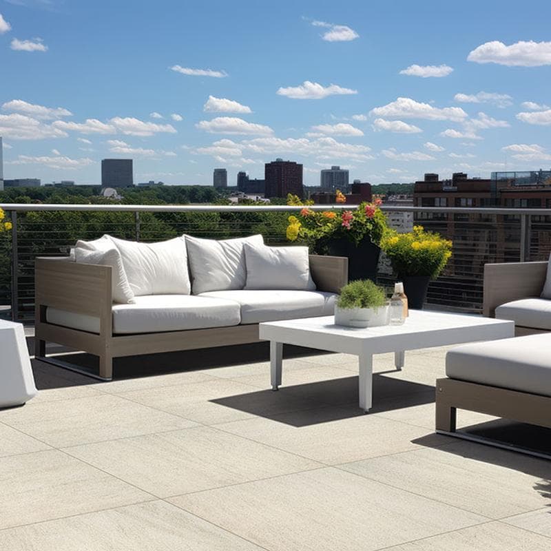 Livingstyle Beige 2cm Paver 24x24 - Image 4